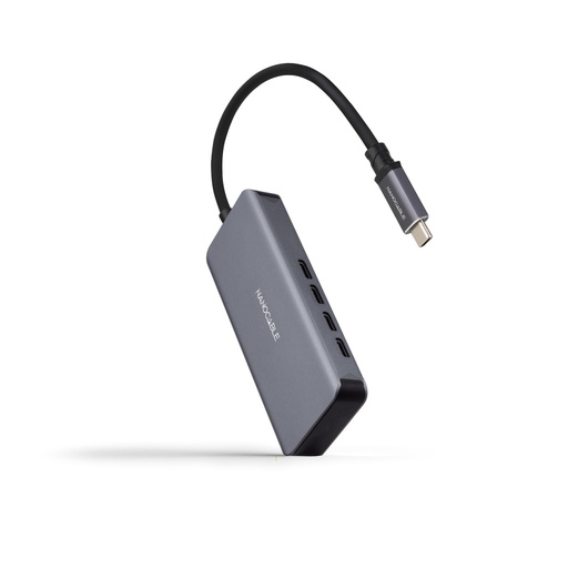 [43259] HUB USB-C 4 PUERTOS USB-C 3.2 10 CM NANOCABLE