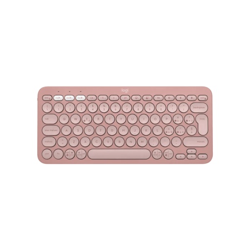 [43232] TECLADO WIRELESS K380S PEBBLE KEYS 2 ROSA LOGITECH