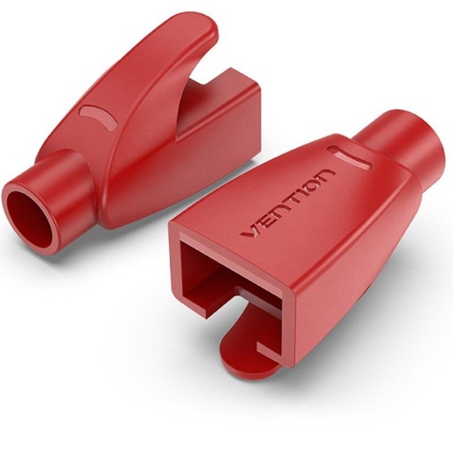 [43122] FUNDA PROTECTORA RJ45 (100 Und) ROJO VENTION