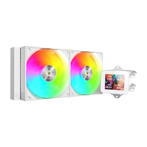 [43094] REFRIGERACION LIQUIDA ARGB ML-VISION 240 BLANCO MARS GAMING