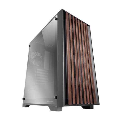 [43066] CAJA SEMITORRE ATX MC-WOODC NEGRO MARS GAMING