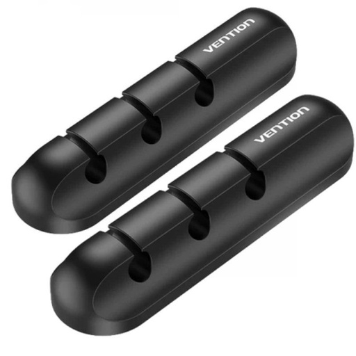 [42929] ORGANIZADOR CABLES EN ESPIRAL 3 PUERTOS 2 UDS NEGRO VENTION