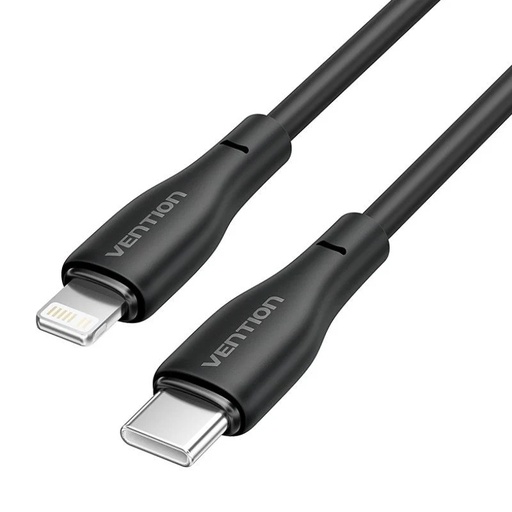 [42781] CABLE USB-C A LIGHTNING 1 M NEGRO VENTION