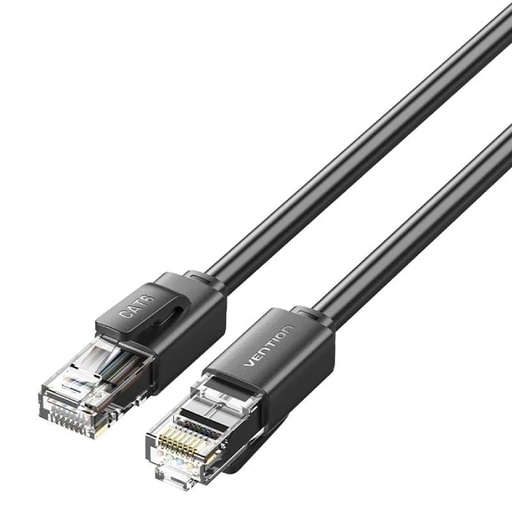 [42780] CABLE DE RED LATIGUILLO RJ45 UTP CAT6 AWG26 5 M NEGRO VENTION