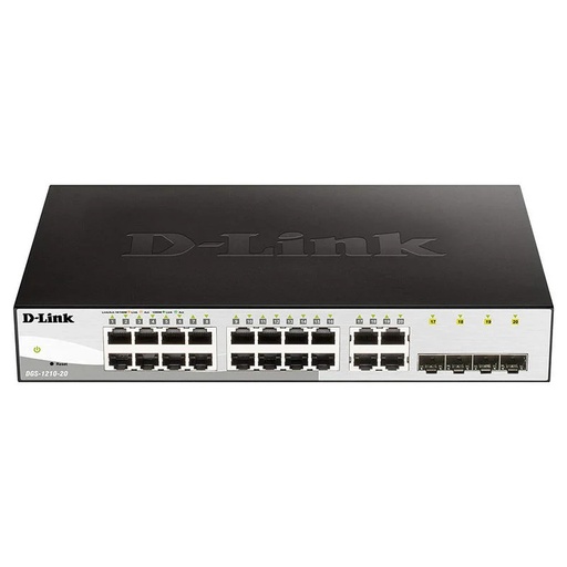 [42686] D-LINK SWITCH 20 PUERTOS 10/100/1Gbit w/4 Combo 1000BaseT/SFP