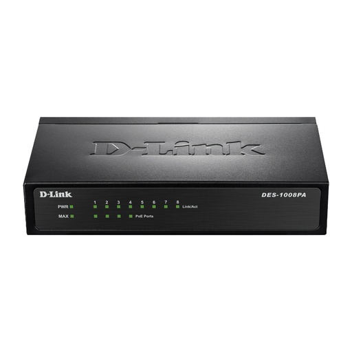 [42684] D-LINK SWITCH 8 PUERTOS 10/100 (4 PoE)