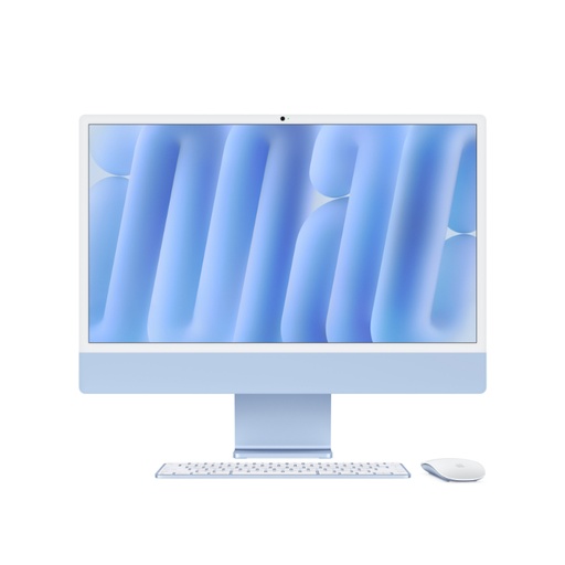 [42649] iMAC APPLE 24" RETINA 4.5K M4 8CORE+GPU 8CORE 16GB 256GB BLUE