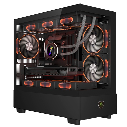 [42615] CAJA MICROATX XC-301 GLASS ARGB KEEPOUT