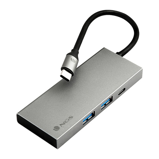 [42464] HUB 4 PUERTOS USB-C WONDERDOCK4 PRO GRIS NGS