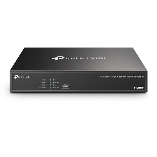 [42385] TP-LINK VIDEO GRABADOR NVR VIGI PoE+ 4 CANALES + HDD 2TB