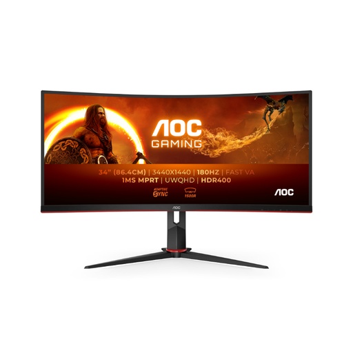 [42325] MONITOR GAMING AOC CURVO CU34G2XP 180Hz