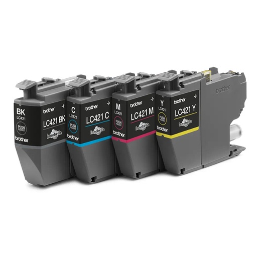 [42311] MULTIPACK 4 CARTUCHOS TINTA LC421 BK/C/M/Y BROTHER