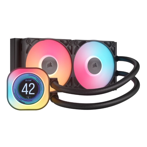 [42295] REFRIGERACION LIQUIDA ICUE LINK TITAN 240 RX LCD AIO BLACK CORSAIR