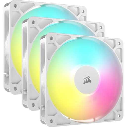 [42285] VENTILADOR AUXILIAR RS120 A-RGB 120MM WHITE TRIPLE PACK CORSAIR