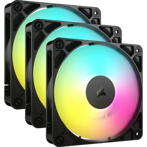 [42283] VENTILADOR AUXILIAR RS120 A-RGB 120MM BLACK TRIPLE PACK CORSAIR