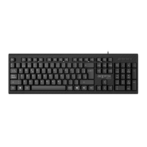[42225] TECLADO UNIVERSAL MX225 NEGRO APPROX