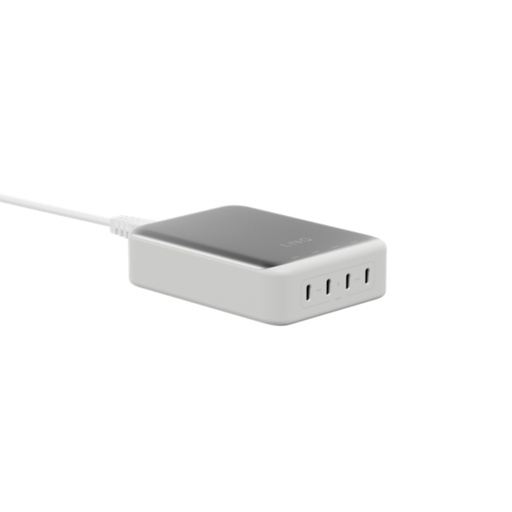[42221] CARGADOR ESCRITORIO 4xUSB-C 240W GaN2 PLATA LINQ