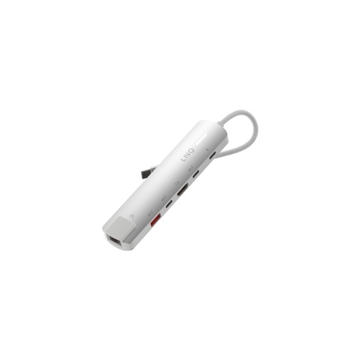 [42217] HUB 6 PUERTOS PRO USB-C 140W GRIS LINQ