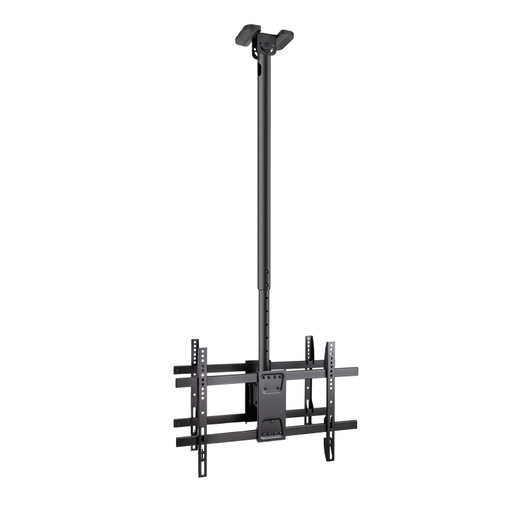 [41983] SOPORTE TECHO 2 PANTALLAS 43"-86" GIRO/INCLINABLE XL NEGRO TOOQ