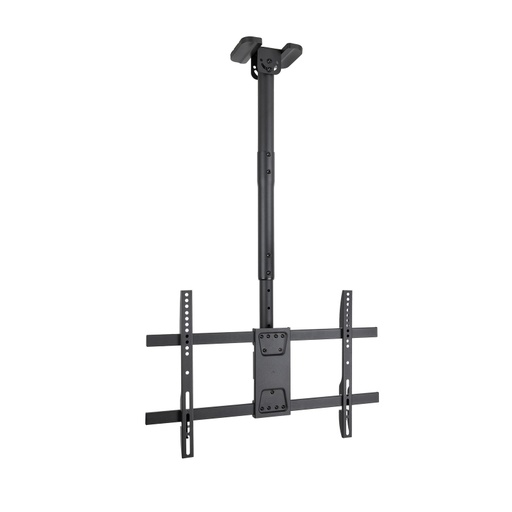 [41980] SOPORTE TECHO PANTALLAS 43"-86" GIRO/INCLINABLE NEGRO TOOQ