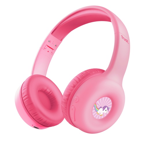 [41957] AURICULAR INALAMBRICO NOUNA INFANTILES ROSA TRUST