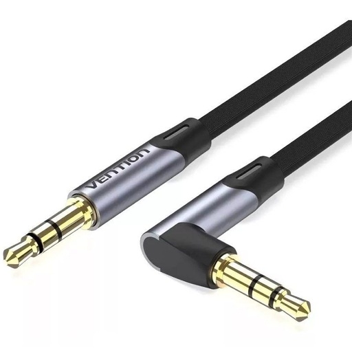 [41901] CABLE AUDIO ESTEREO ACODADO JACK 3.5/M JACK 3.5/M 5 M GRIS VENTION