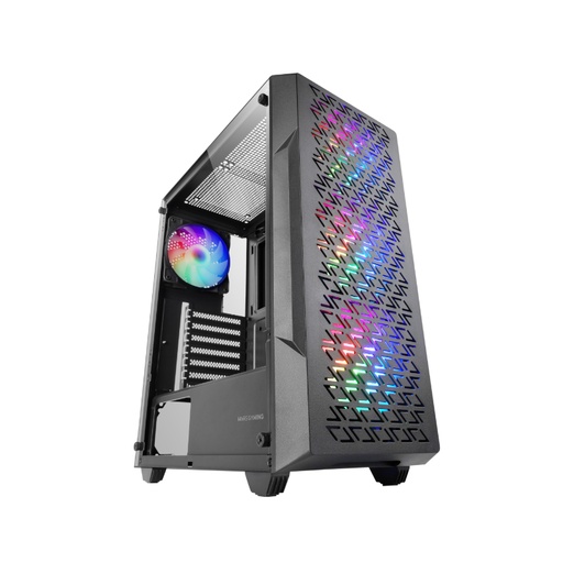 [41830] CAJA SEMITORRE ATX MC-GEO FRGB NEGRO MARS GAMING