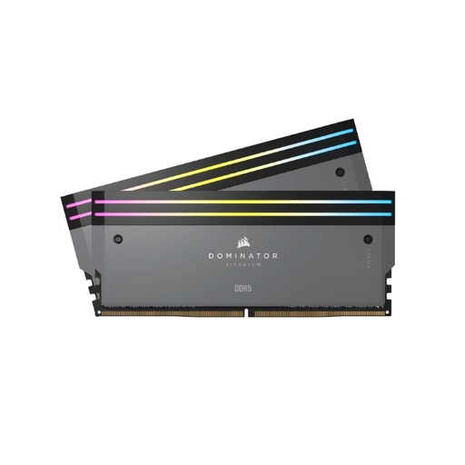 [41694] DDR5 64 GB(2X32KIT) 6000 DOMINATOR TITANIUM RGB GREY CORSAIR