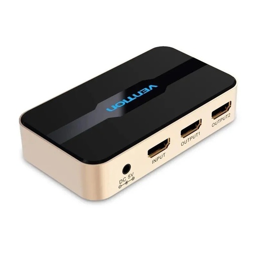 [41577] DUPLICADOR 2xHDMI/H-HDMI/M NEGRO VENTION