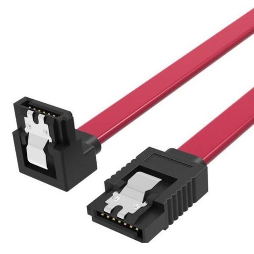 [41449] CABLE DE DATOS SATA H/H 0.5 M ROJO VENTION