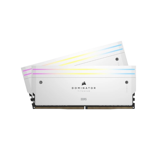 [41446] DDR5 64 GB(2X32KIT) 6600 DOMINATOR TITANIUM RGB WHITE CORSAIR