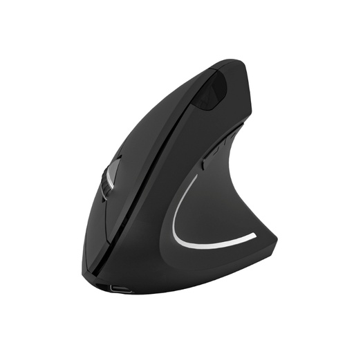 [41353] RATON OPTICO DUAL GLIDE VERTICAL ERGO DUAL BATERIA NEGRO SUBBLIM