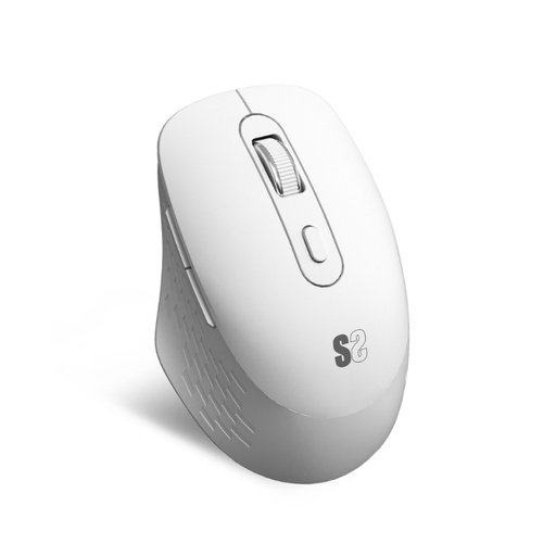 [41351] RATON OPTICO DUAL CURVE ERGO DUAL BATERIA BLANCO SUBBLIM