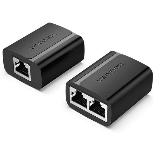 [41247] DIVISOR RJ45 (2 uds) NEGRO VENTION