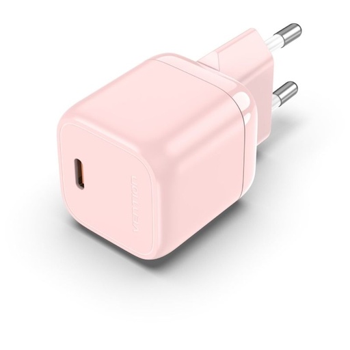 [41227] CARGADOR PARED 30W USB-C 3A ROSA VENTION