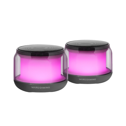 [41173] ALTAVOCES GAMING MS-AURA 5.3 RGB NEGRO MARS GAMING