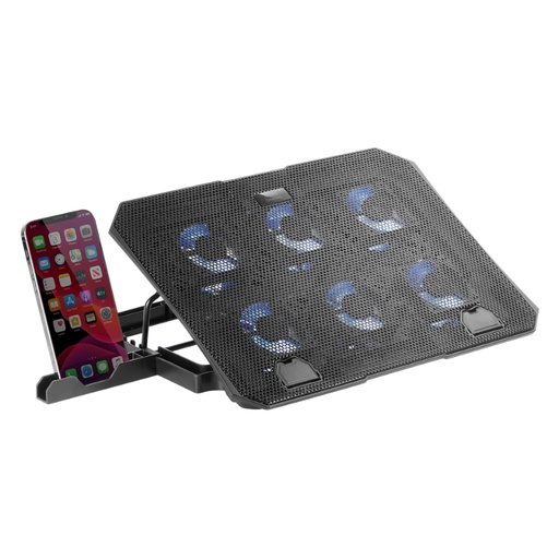 [41163] NOTEBOOK COOLER PAD MNBC23 NEGRO MARS GAMING