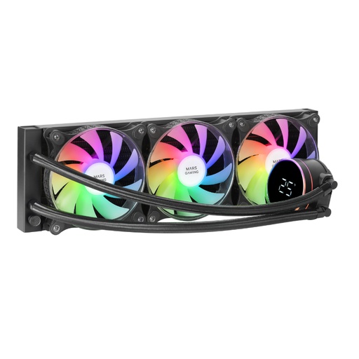[41160] REFRIGERACION LIQUIDA FRGB ML-LCD 360 NEGRO MARS GAMING