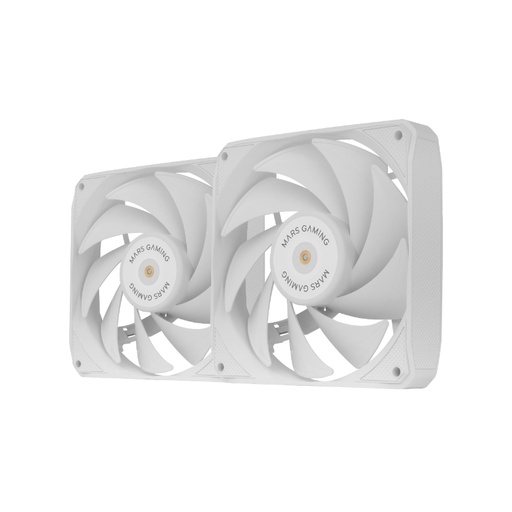 [41157] KIT 2 VENTILADORES AUXILIAR MFNCLX2 BLANCO MARS GAMING