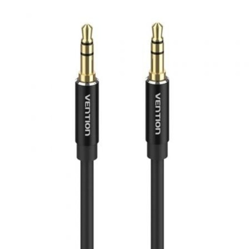 [41115] CABLE AUDIO ESTEREO JACK 3.5/M JACK 3.5/M 1 M NEGRO VENTION