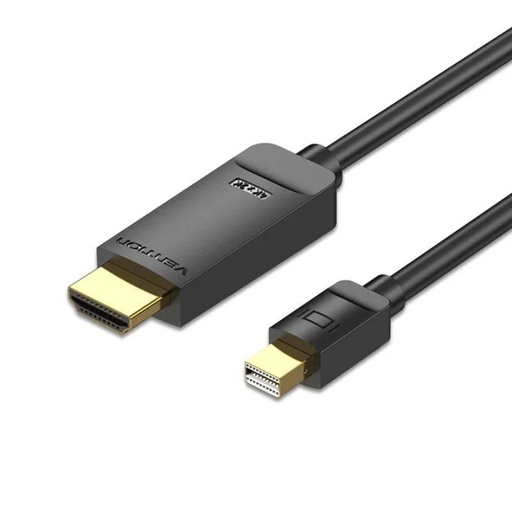 [41108] CONVERSOR MINI DISPLAYPORT/M A HDMI/M 2 M NEGRO VENTION