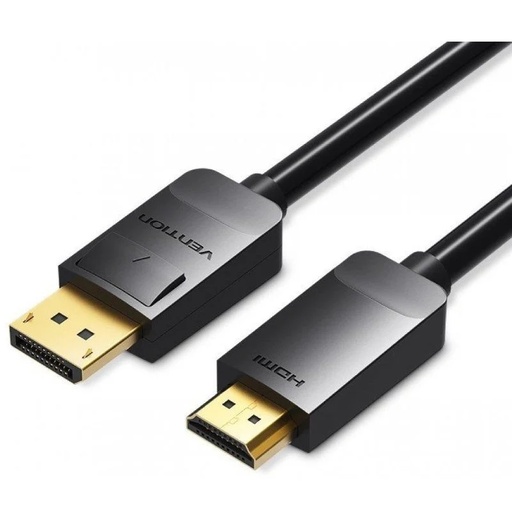 [41085] CONVERSOR DISPLAYPORT/M A HDMI/M 3 M NEGRO VENTION