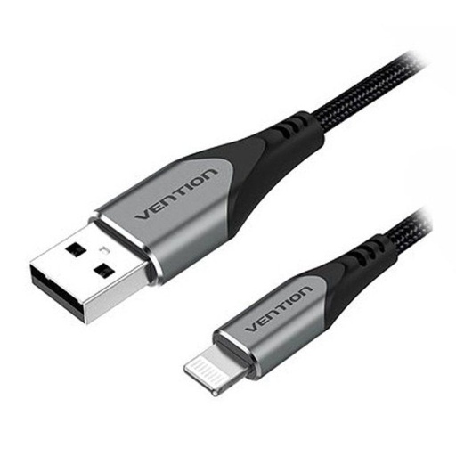 [41081] CABLE 2.0 USB A LIGHTNING 1 M GRIS VENTION