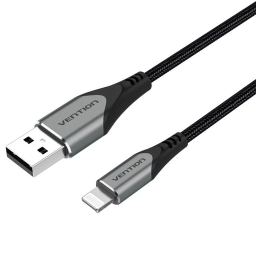 [41069] CABLE 2.0 USB A LIGHTNING 2 M GRIS VENTION
