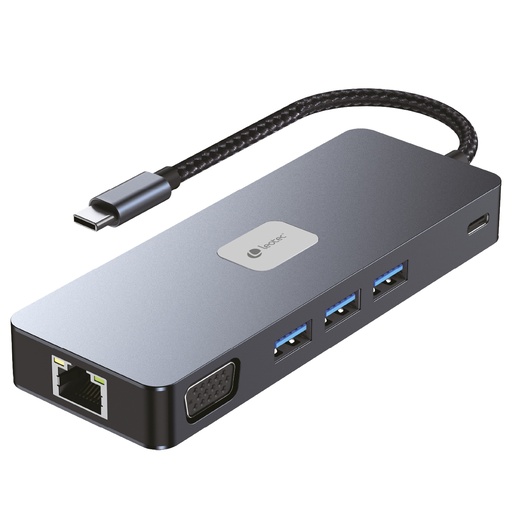 [41064] DOCKING STATION 11 PLUS PUERTOS USB-C LEOTEC