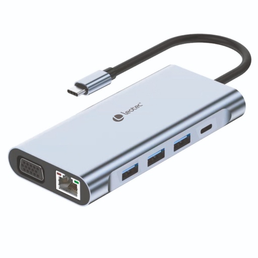 [41062] DOCKING STATION 11 PUERTOS USB-C LEOTEC