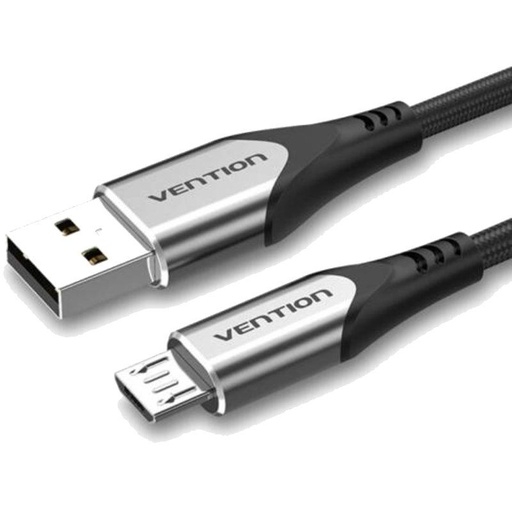 [40953] CABLE USB 2.0 A MICRO USB M-M 1.5 M GRIS VENTION