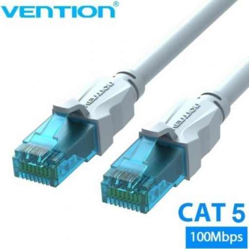 [40869] CABLE DE RED LATIGUILLO RJ45 CAT.5E UTP AWG26 15 M AZUL VENTION