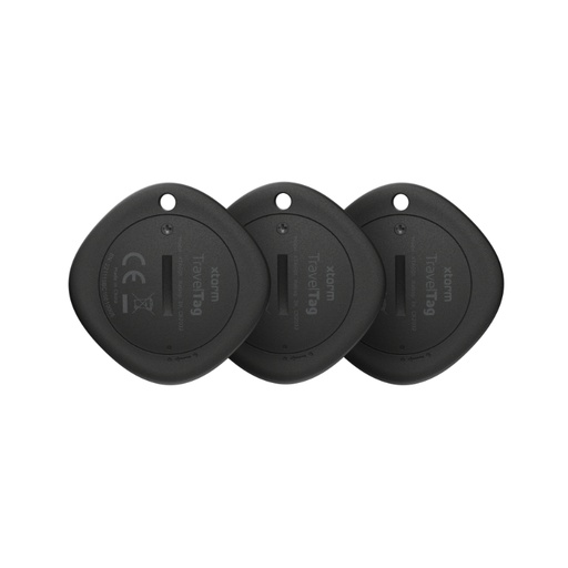 [40859] LOCALIZADOR TRAVEL TAG PACK 3 NEGRO XTORM