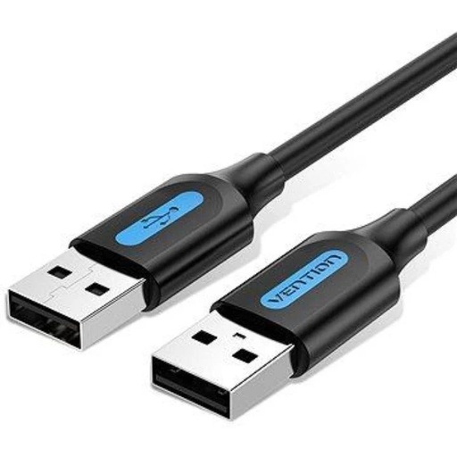 [40801] CABLE USB-A A USB-A M-M 1 M NEGRO VENTION